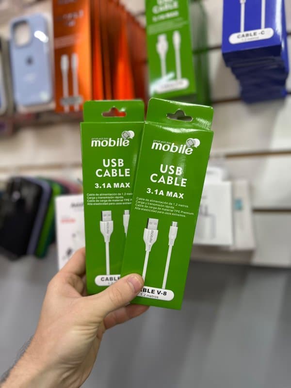 CABLE USB V8 FICHA CHICA